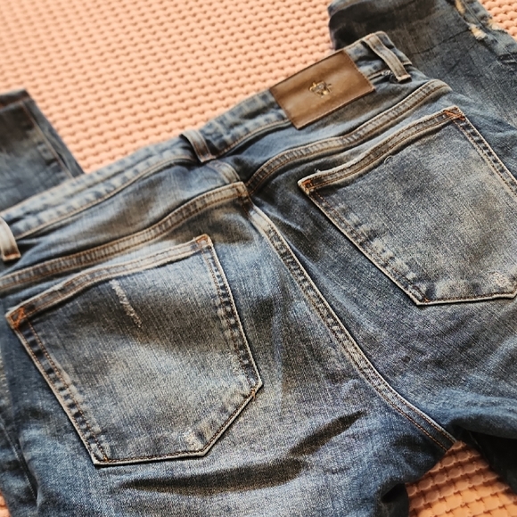 Zara Men's Classic Denim Straight Jeans - Picture 11 of 13